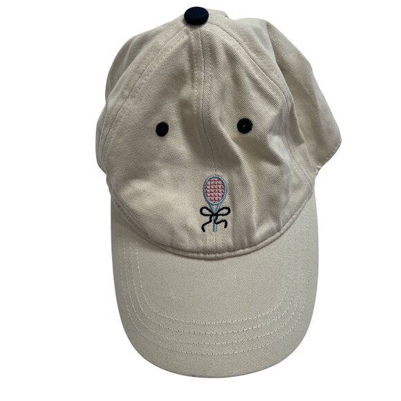 Frasier Sterling Tennis Hat in Cream/Navy - Picture 1 of 4